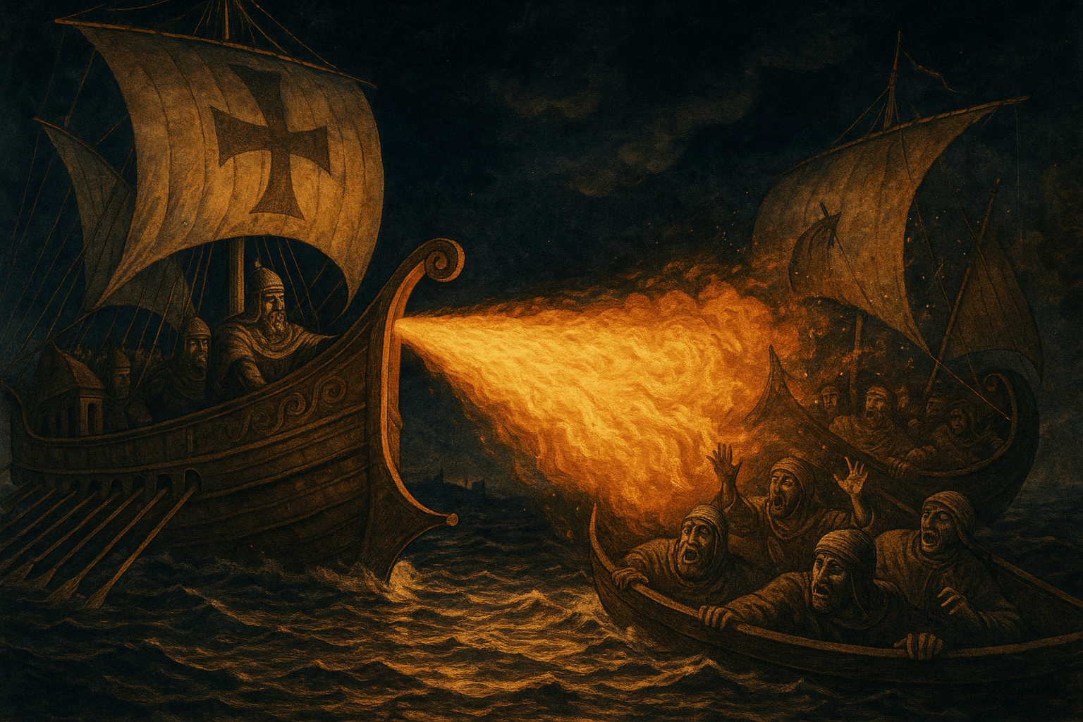 Greek Fire: The Byzantine Superweapon