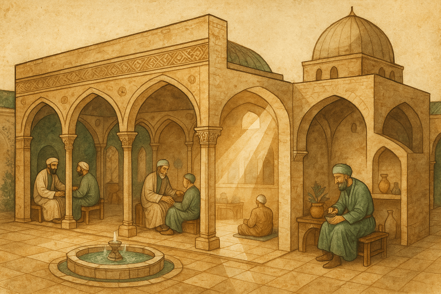 Early Islamic Hospitals (Bimaristan)