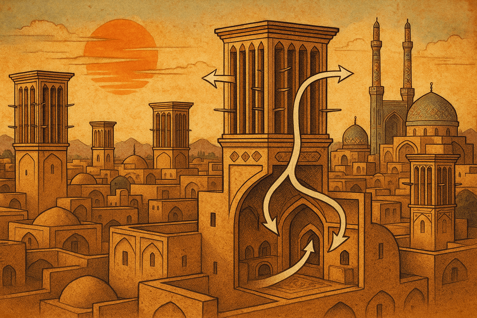 The ‘Wind-Catchers’ of Ancient Persia