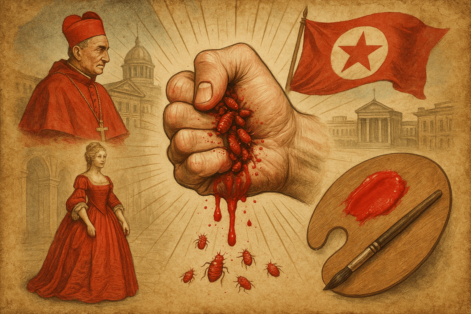 History of the Color Red: From Cochineal to Communism