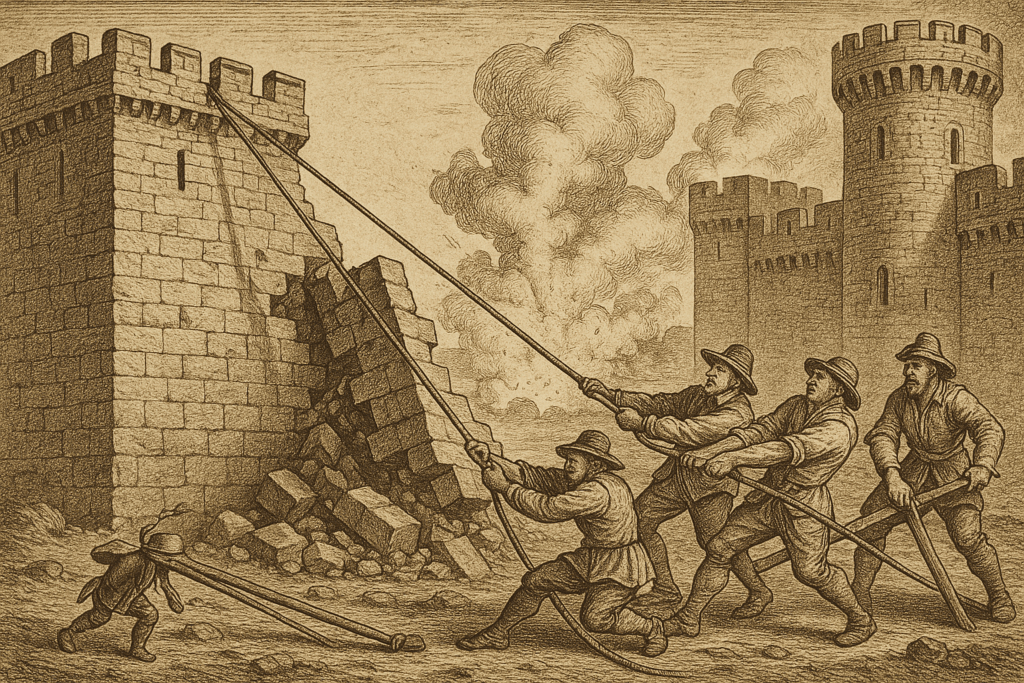 The ‘Slighting’ of Castles in the English Civil War
