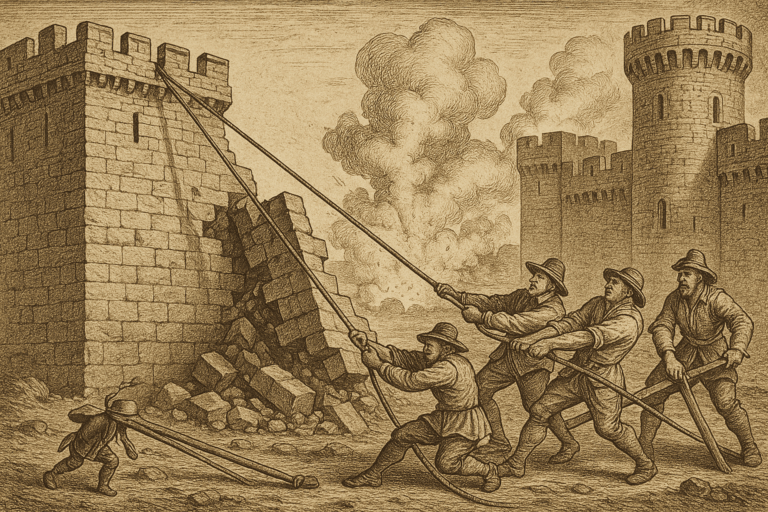 The ‘Slighting’ of Castles in the English Civil War