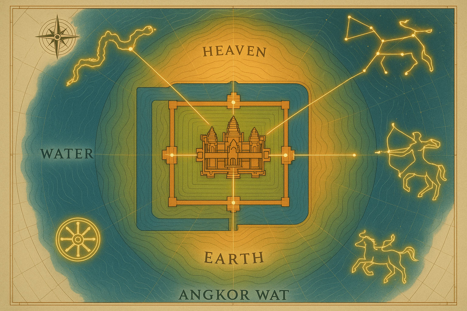 Angkor Wat’s Cosmic Symbolism