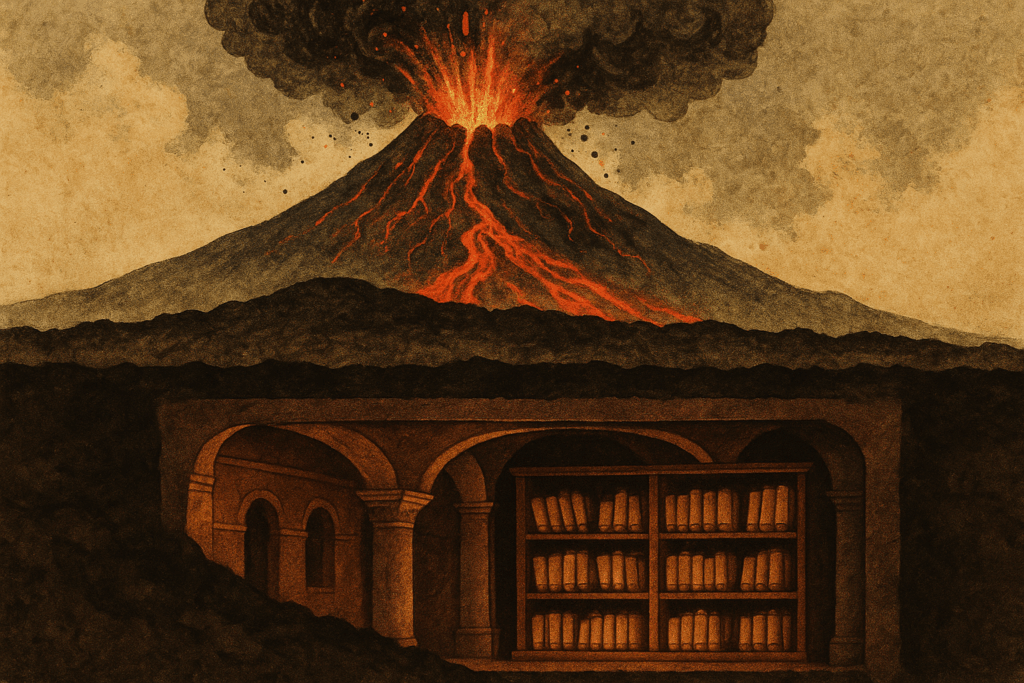 The Library of the Villa of the Papyri