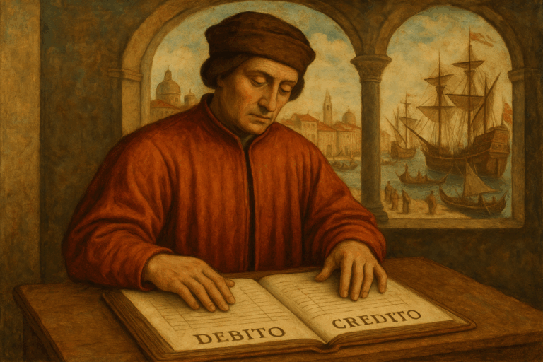 The Invention of Double-Entry Bookkeeping