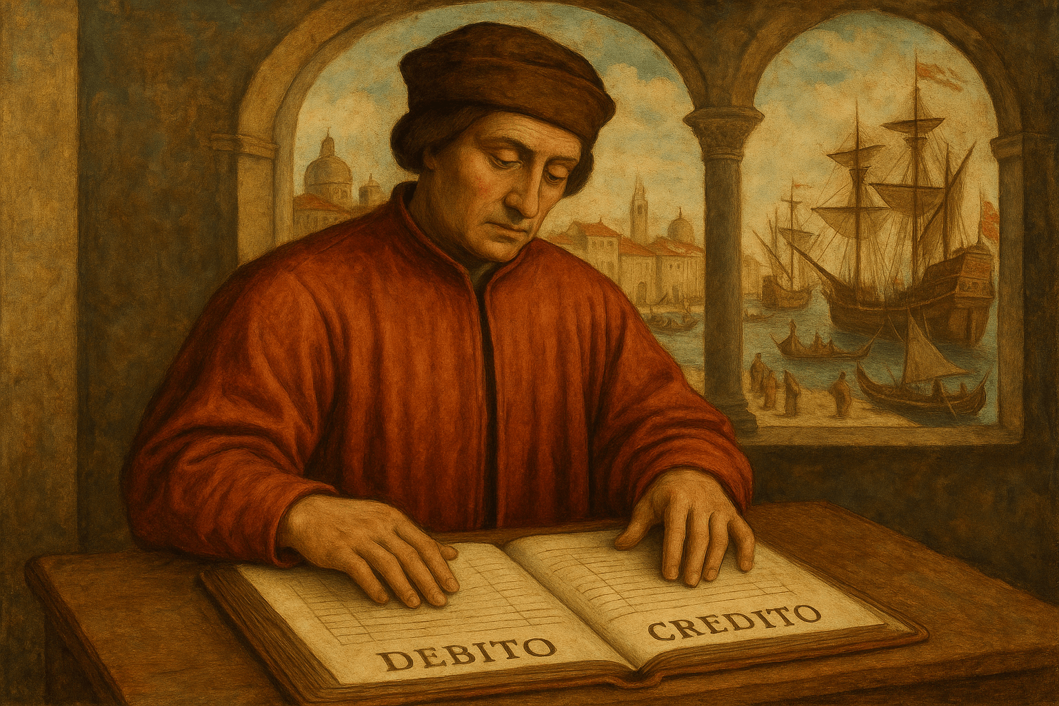 The Invention of Double-Entry Bookkeeping